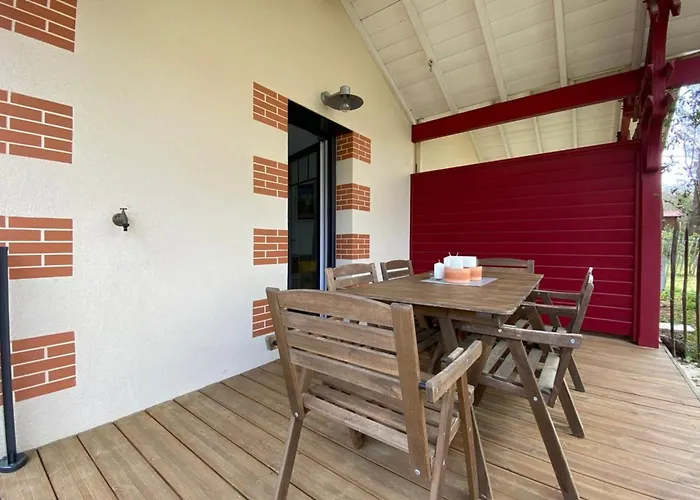 Air-conditioned House In The Arcachon Style With Swimming Pool *